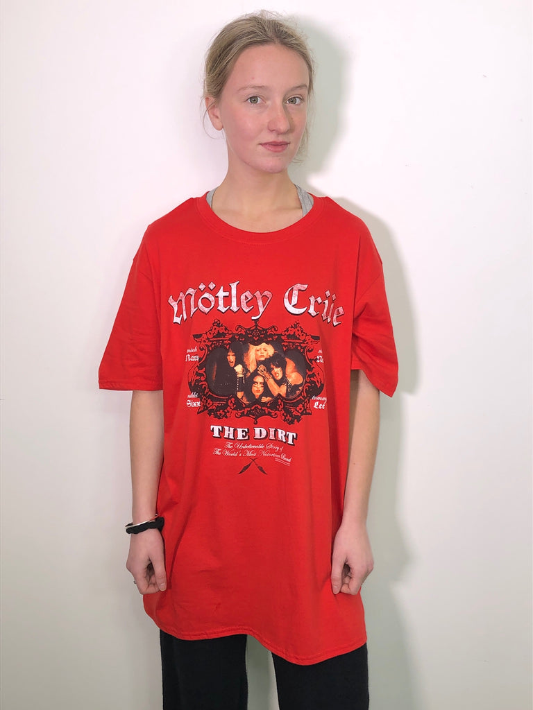 the dirt t shirt motley crue