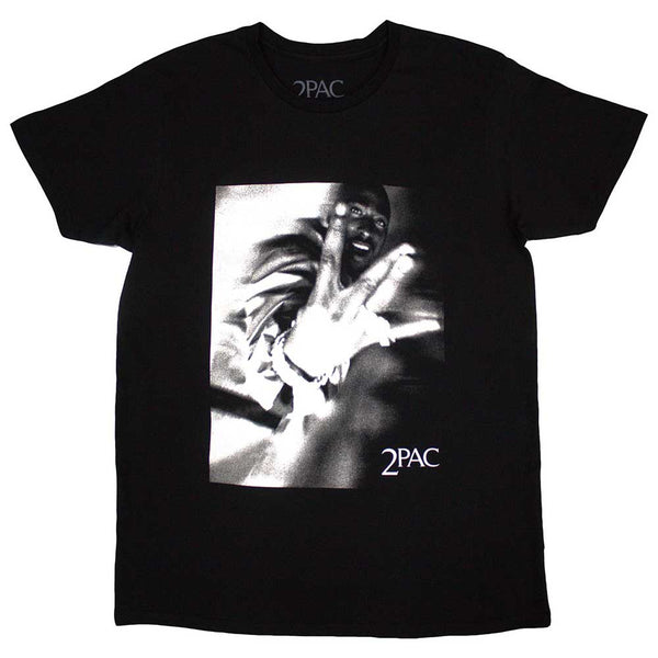 Tupac Fingers Black Tee