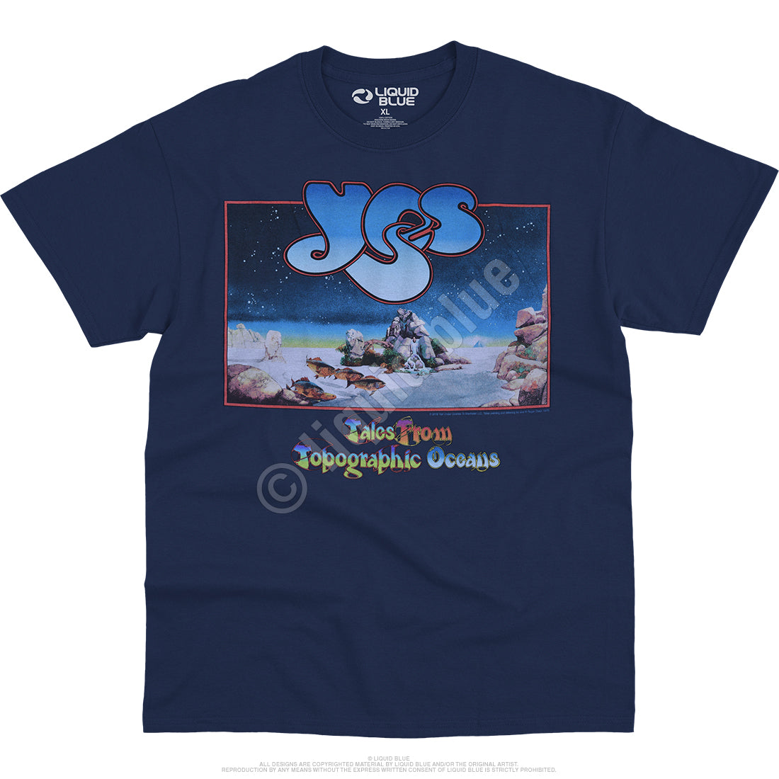 Yes Tales Navy Tee