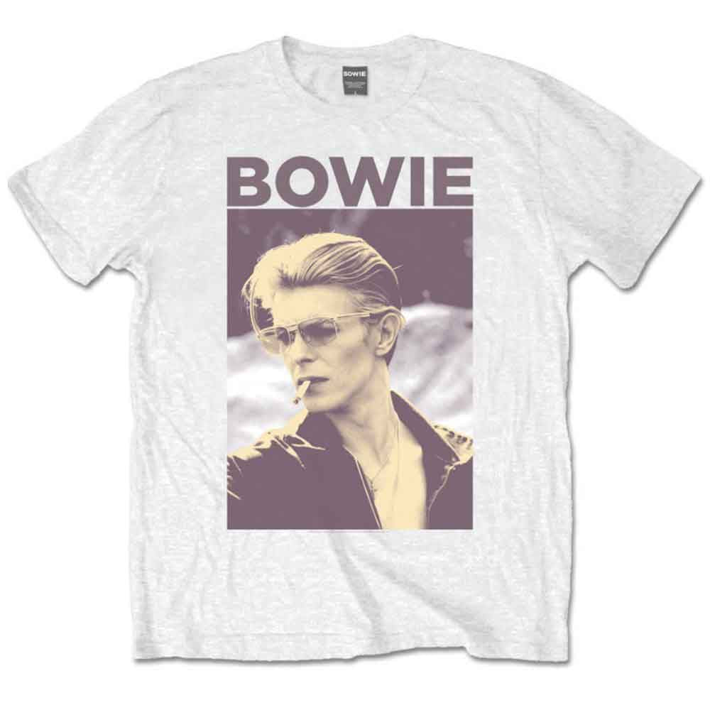 David Bowie Smoking White Tee