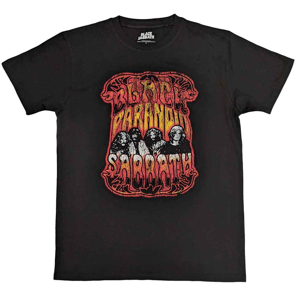 Black Sabbath Paranoid Psych Black Tee