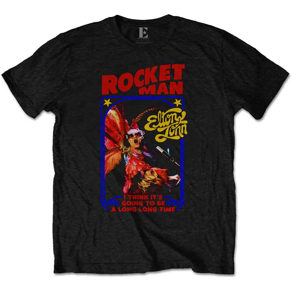 Elton John Rocketman Feather Suit Tee