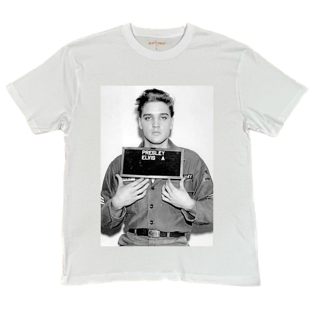 Elvis Mugshot Design Tee