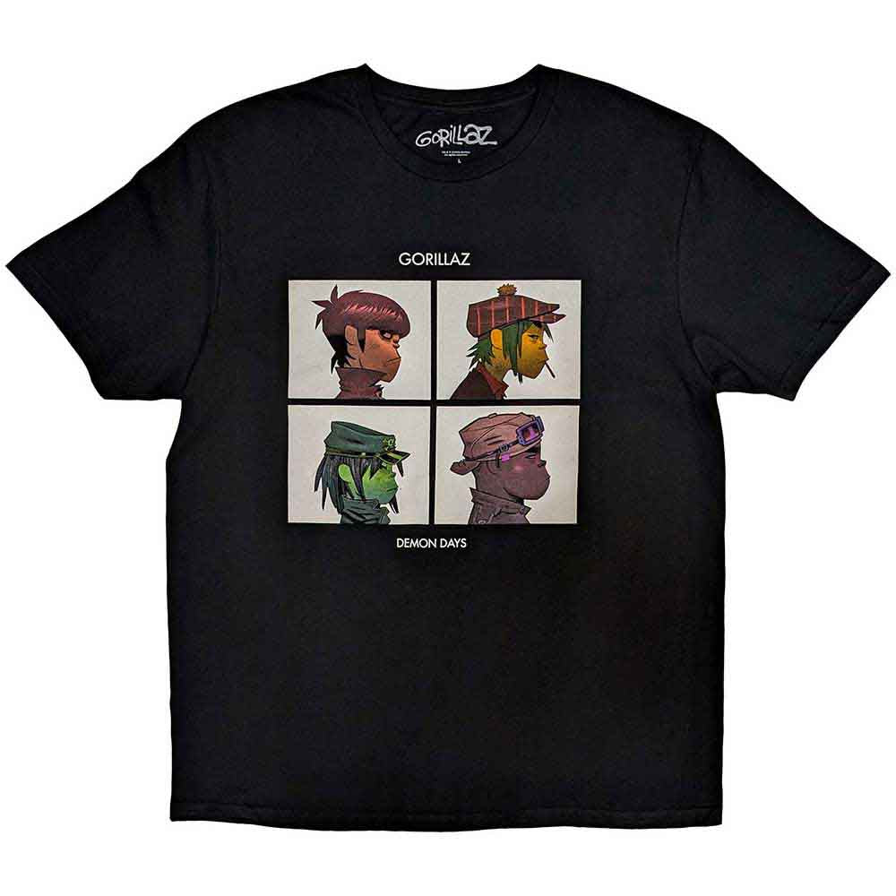 Gorillaz Demon Days Black Tee