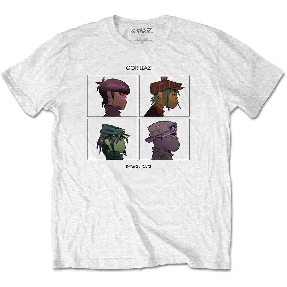 Gorillaz Demon Days White Tee