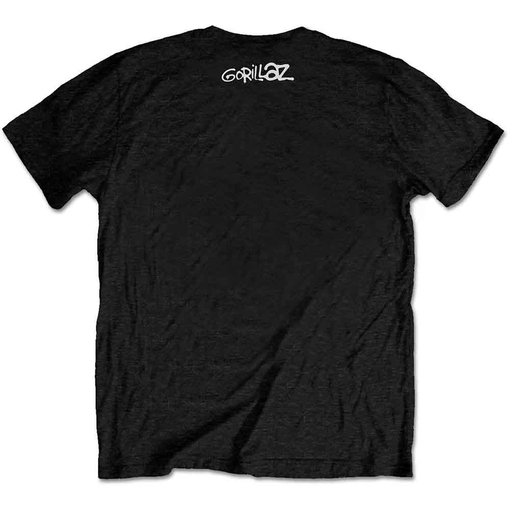 Gorillaz Now Now Logo Black Tee