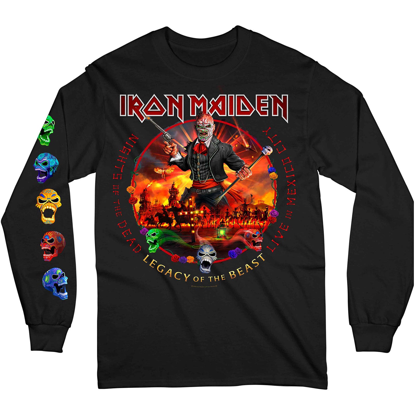 Iron Maiden Nights of the Dead Long Sleeve Tee