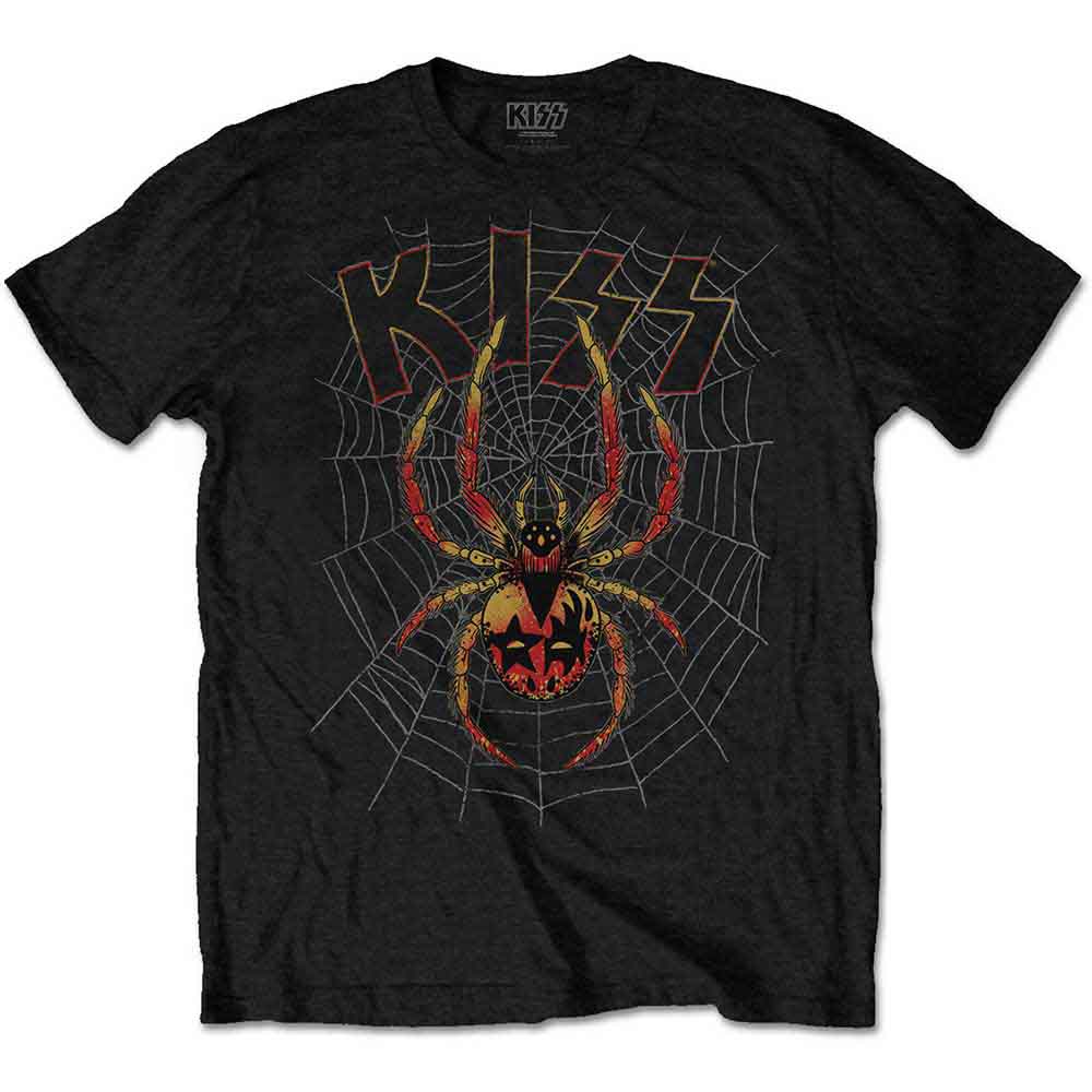 Kiss Spider Black Tee