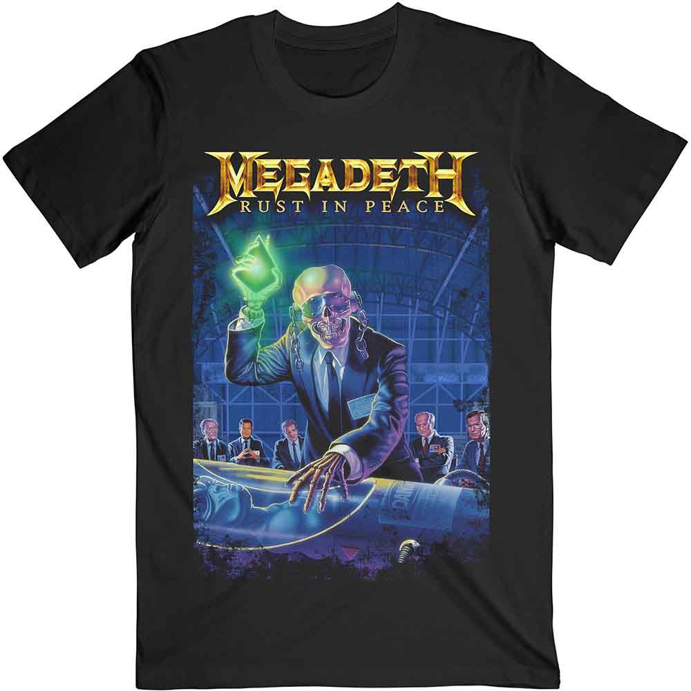 Megadeth Rust in Peace 30th Anniversary Black Tee