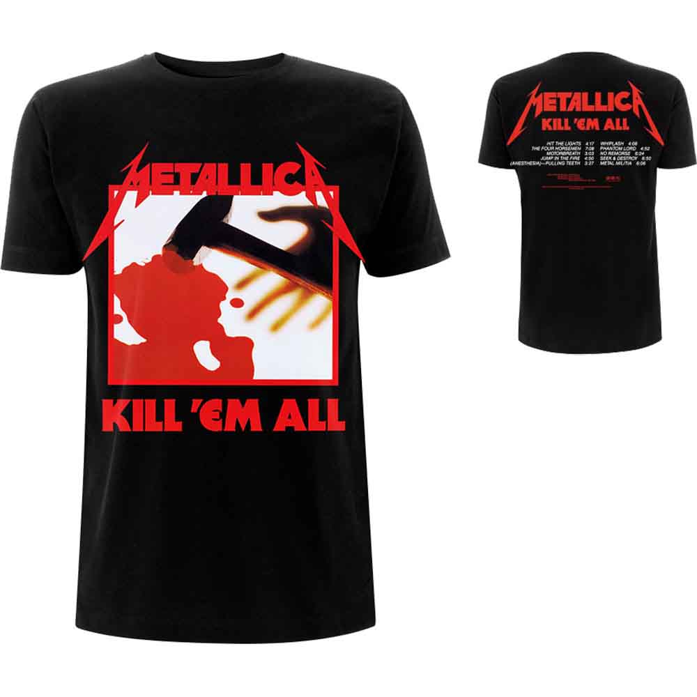 Metallica Kill 'Em All Tracks Tee