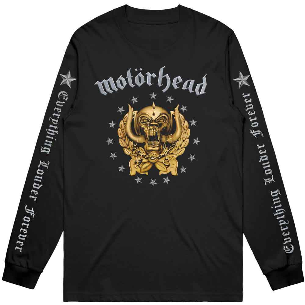 Motorhead Everything Louder Forever Black Long Sleeve Tee