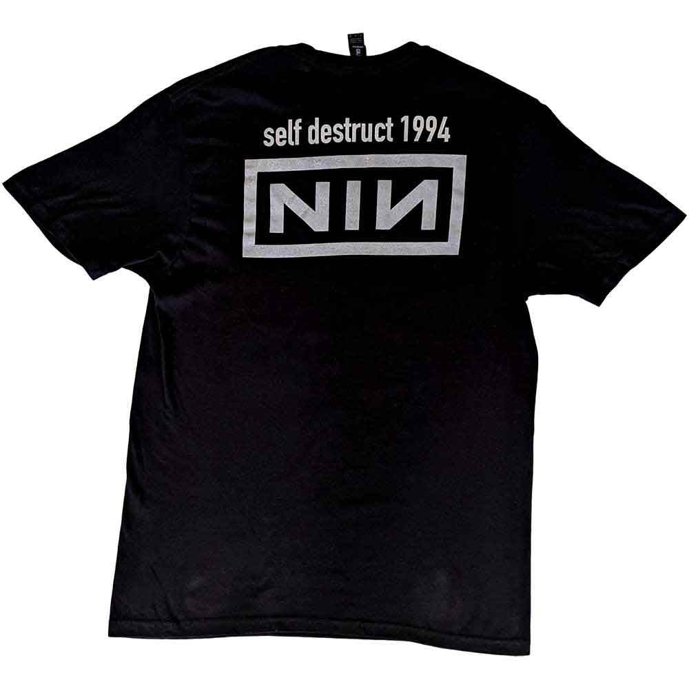 Nine Inch Nails Self Destruct 94 Black Tee