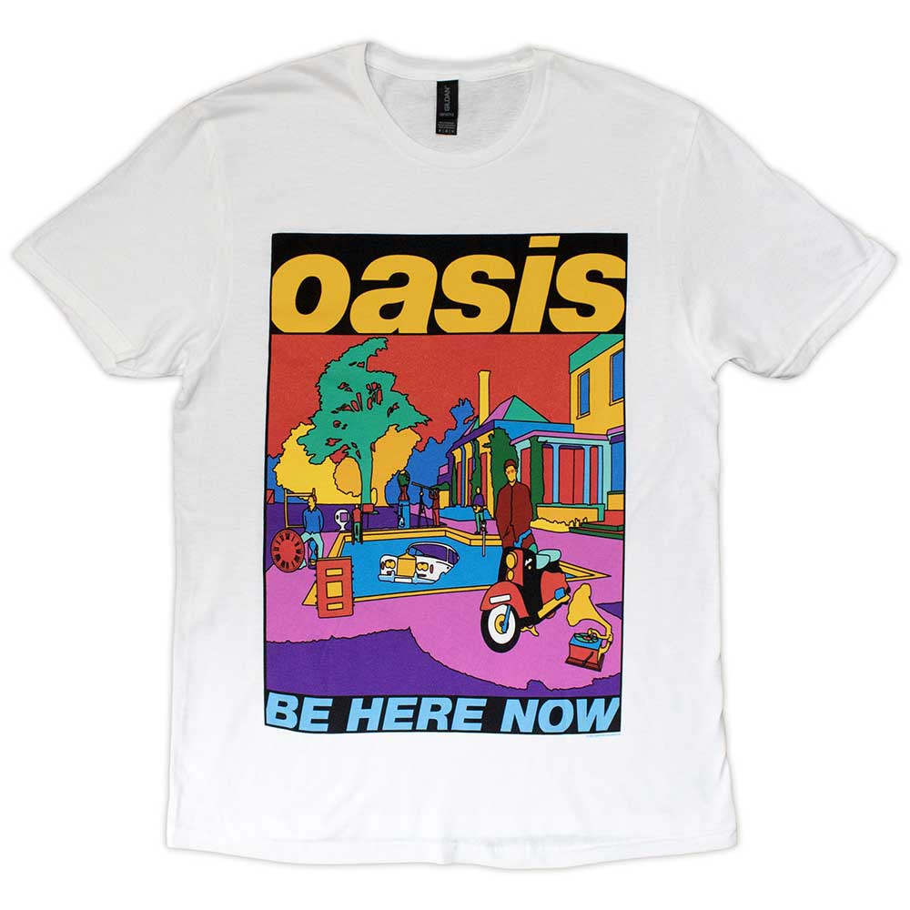 Oasis Be Here Now White Tee