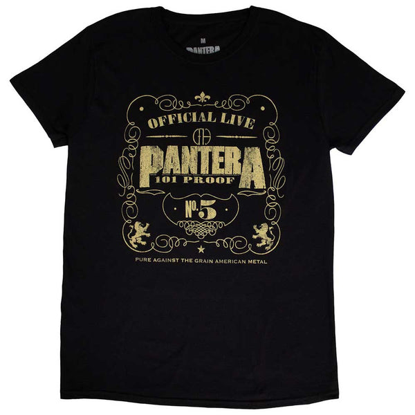 Pantera 101 Proof Black Tee