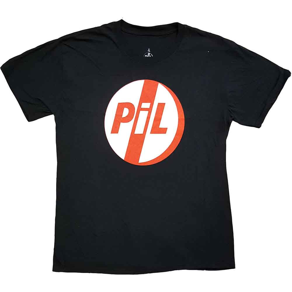 Public Image Ltd PIL Logo Black Tee