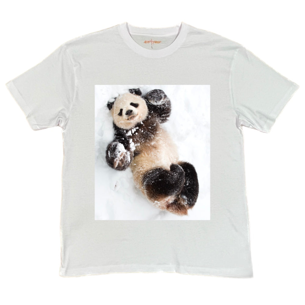 Panda in Snow Design Tee