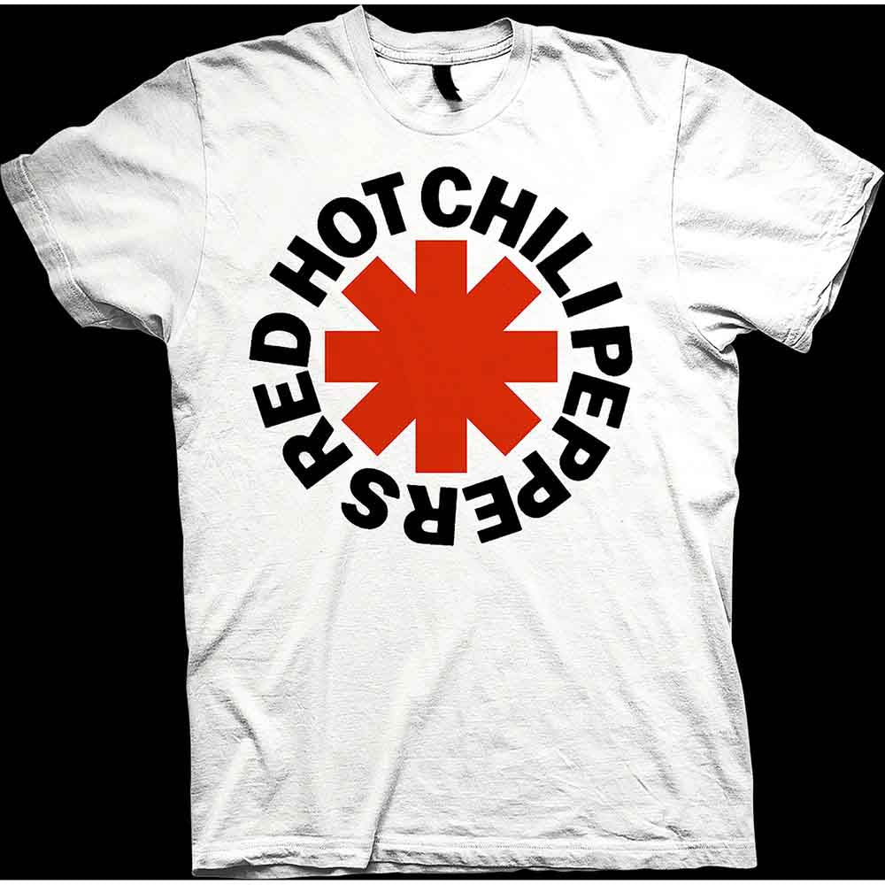 Red Hot Chili Peppers Red Asterisk White Tee