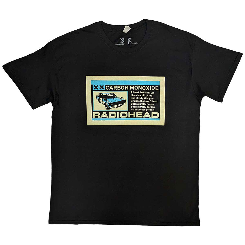 Radiohead Carbon Patch Black Tee