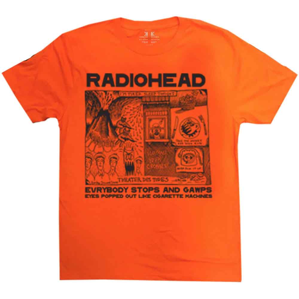 Radiohead Gawps Orange Tee