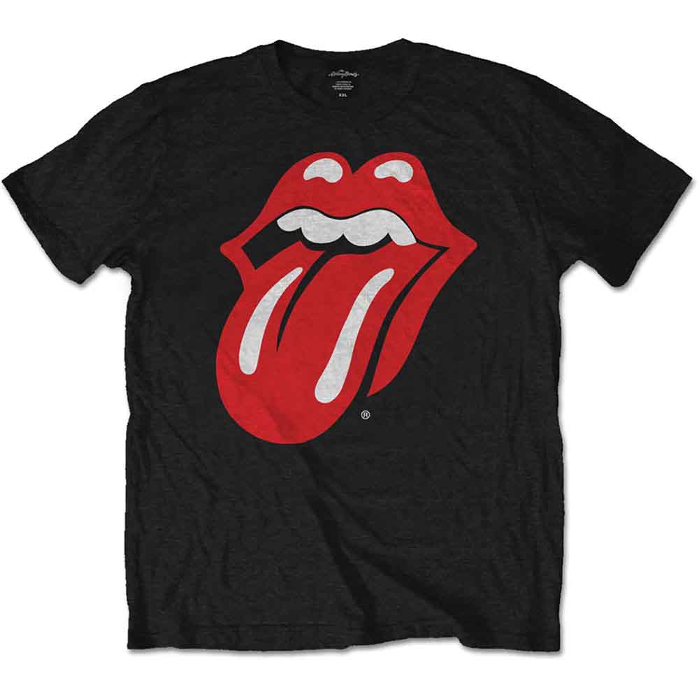 Rolling Stones the Classic Tongue Black Tee