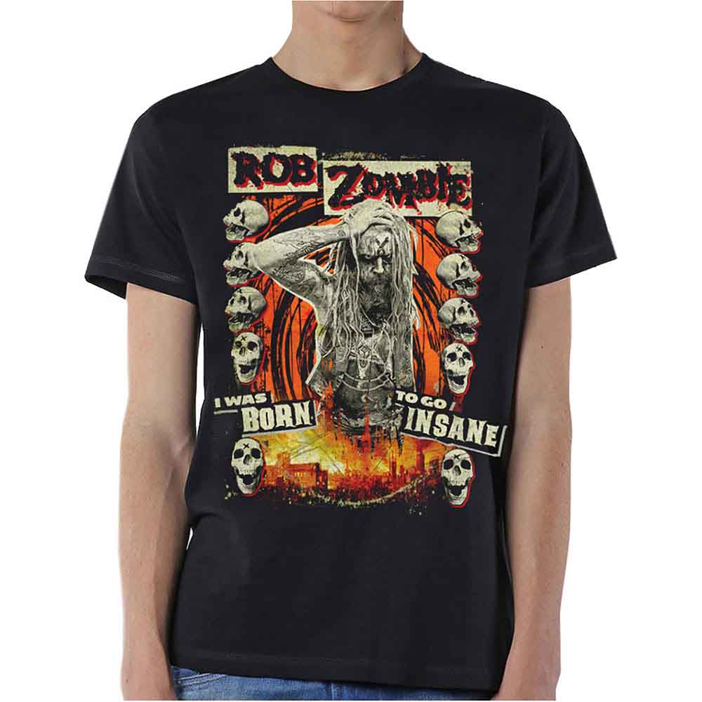 Rob Zombie Born To Go Insane Black Tee