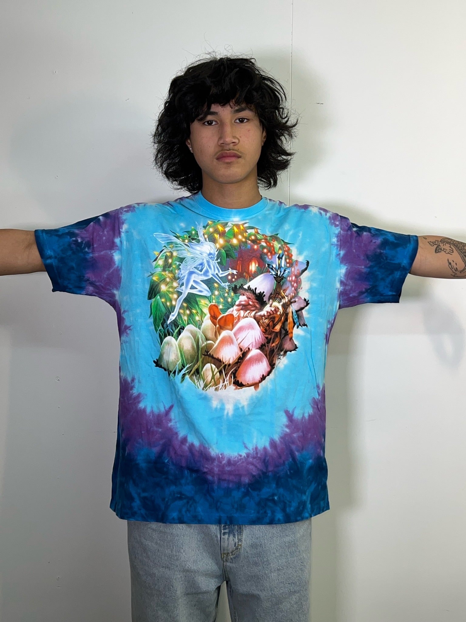 Mushroom Garden Tie Dye Tee