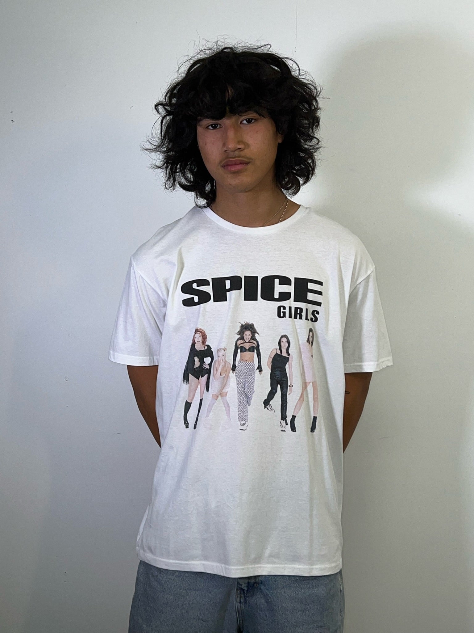 Spice Girls Photo Poses White Tee