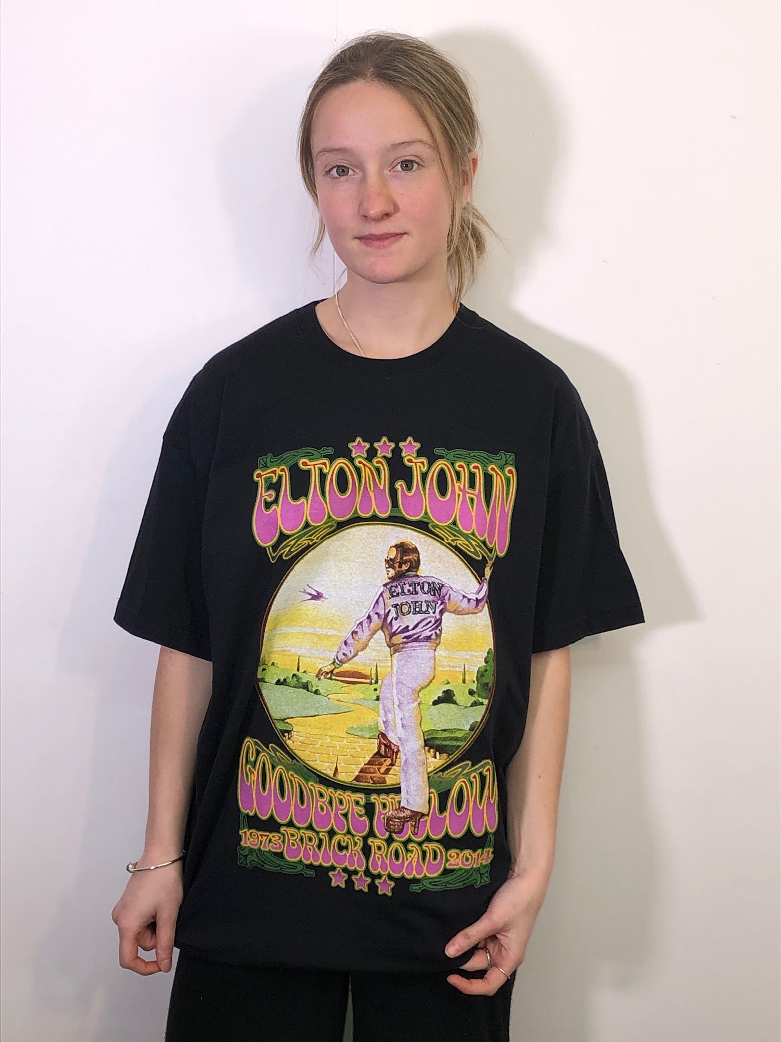 Elton John Goodbye Yellow Brick Road Tee