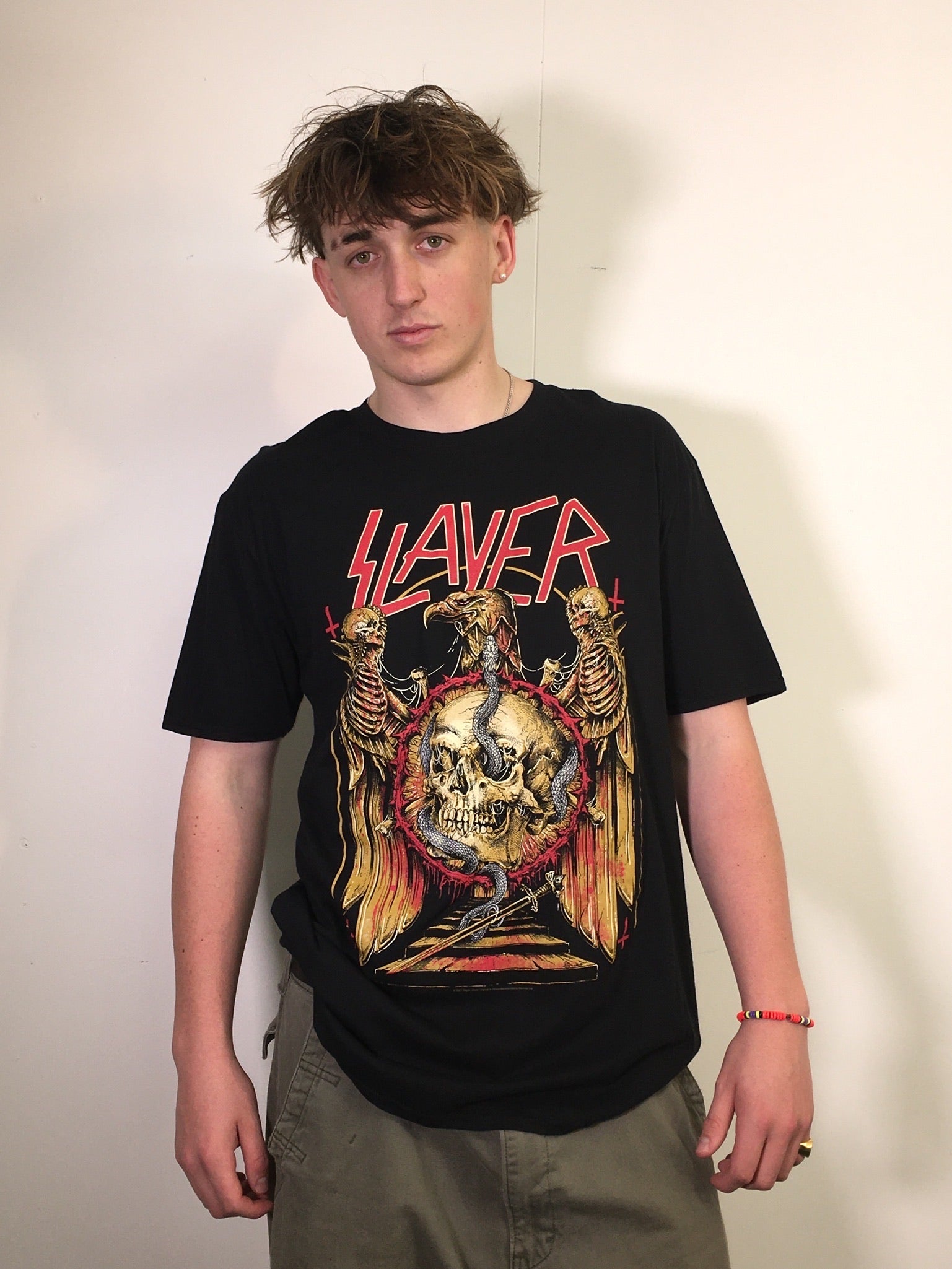 Slayer Eagle and Serpent Tee