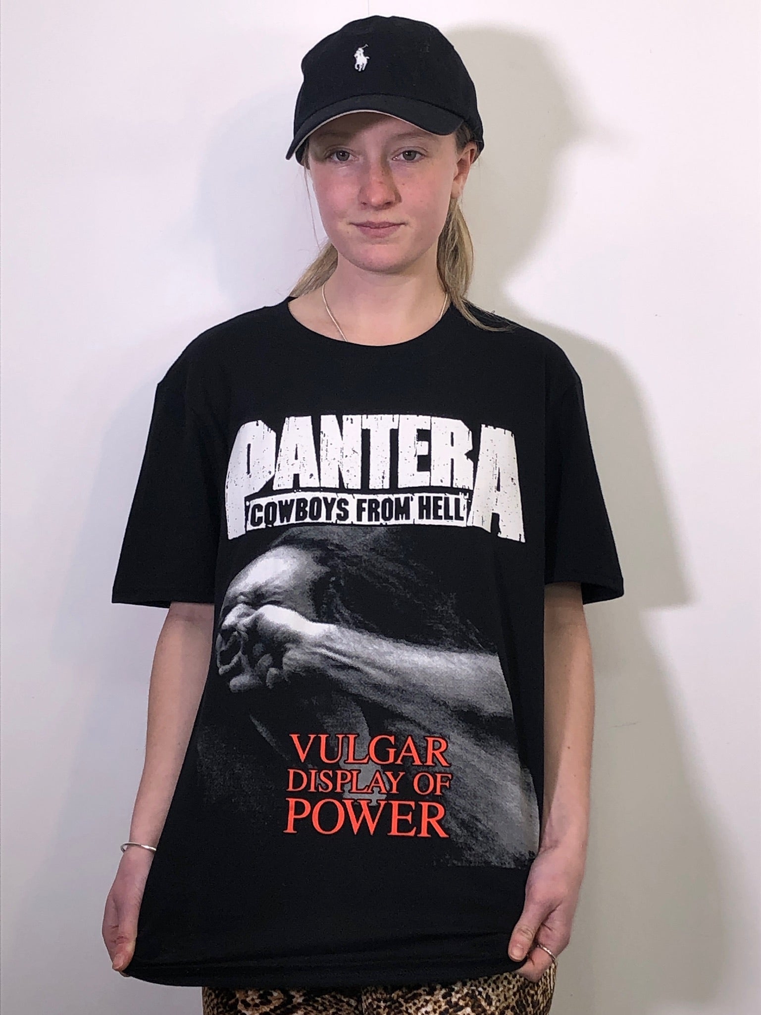 Pantera Vulgar Display of Power Black Tee