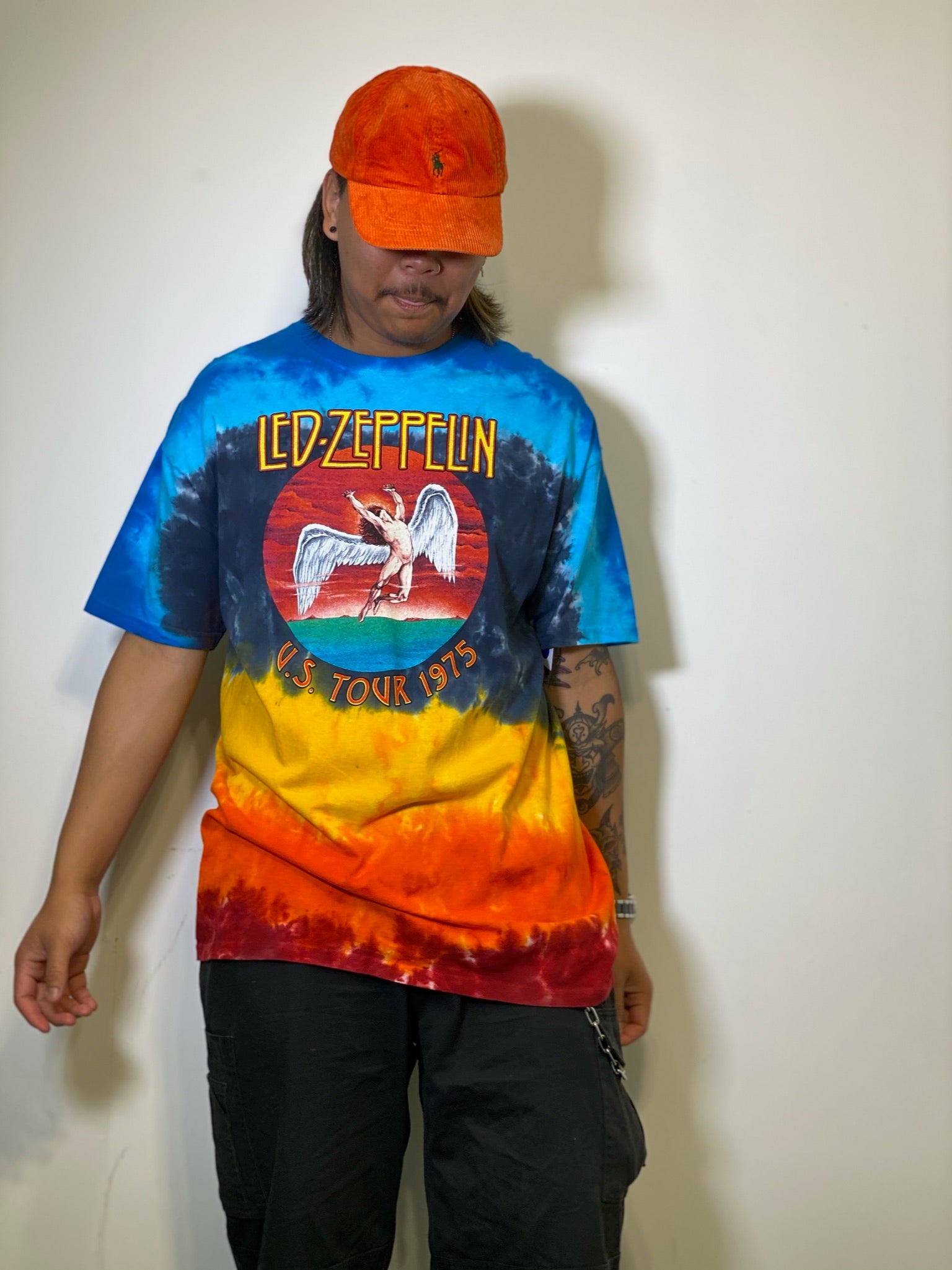 Led Zeppelin Icarus 1975 Tie Dye Tee