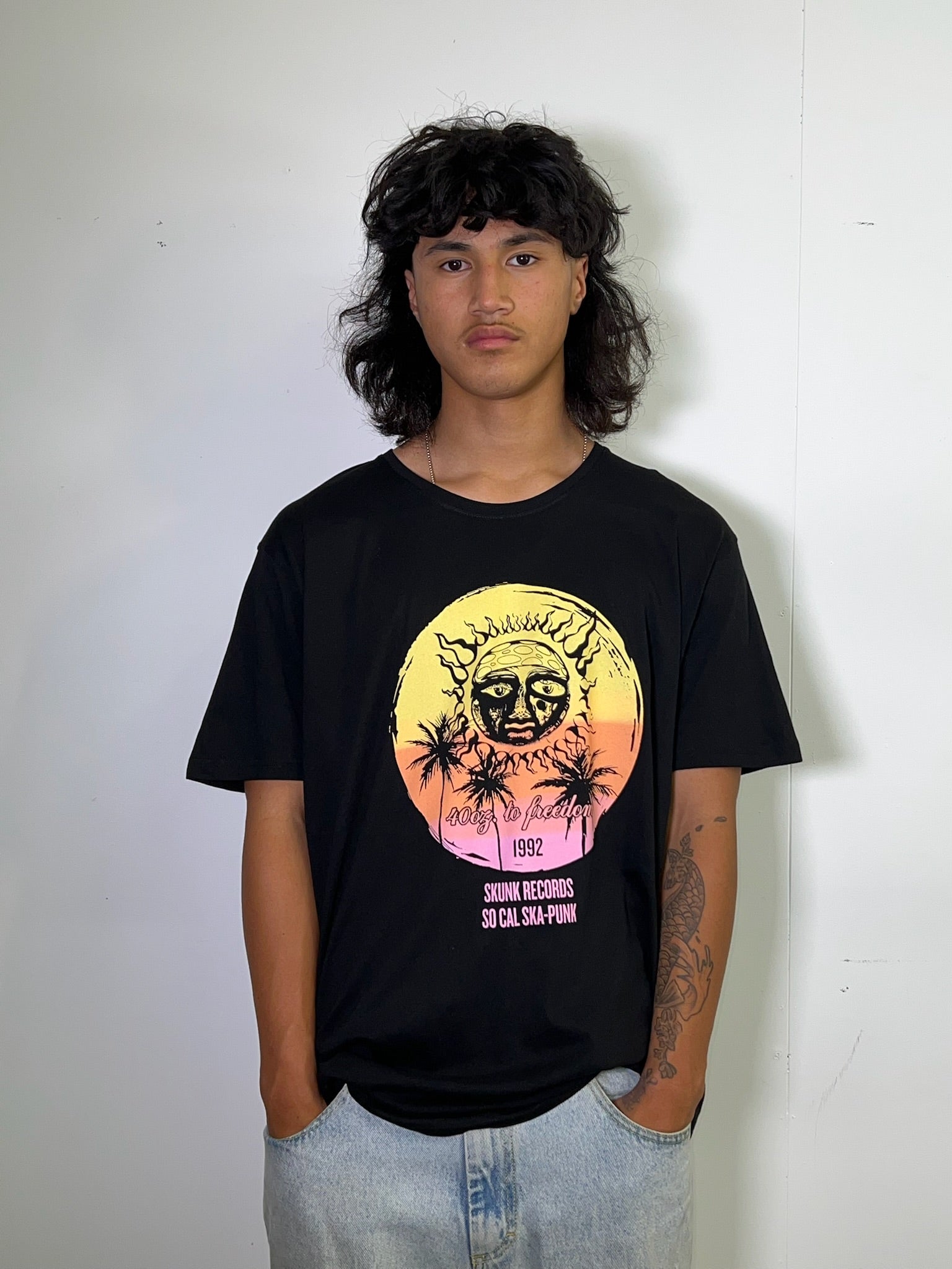 Sublime Skunk Records Black Tee