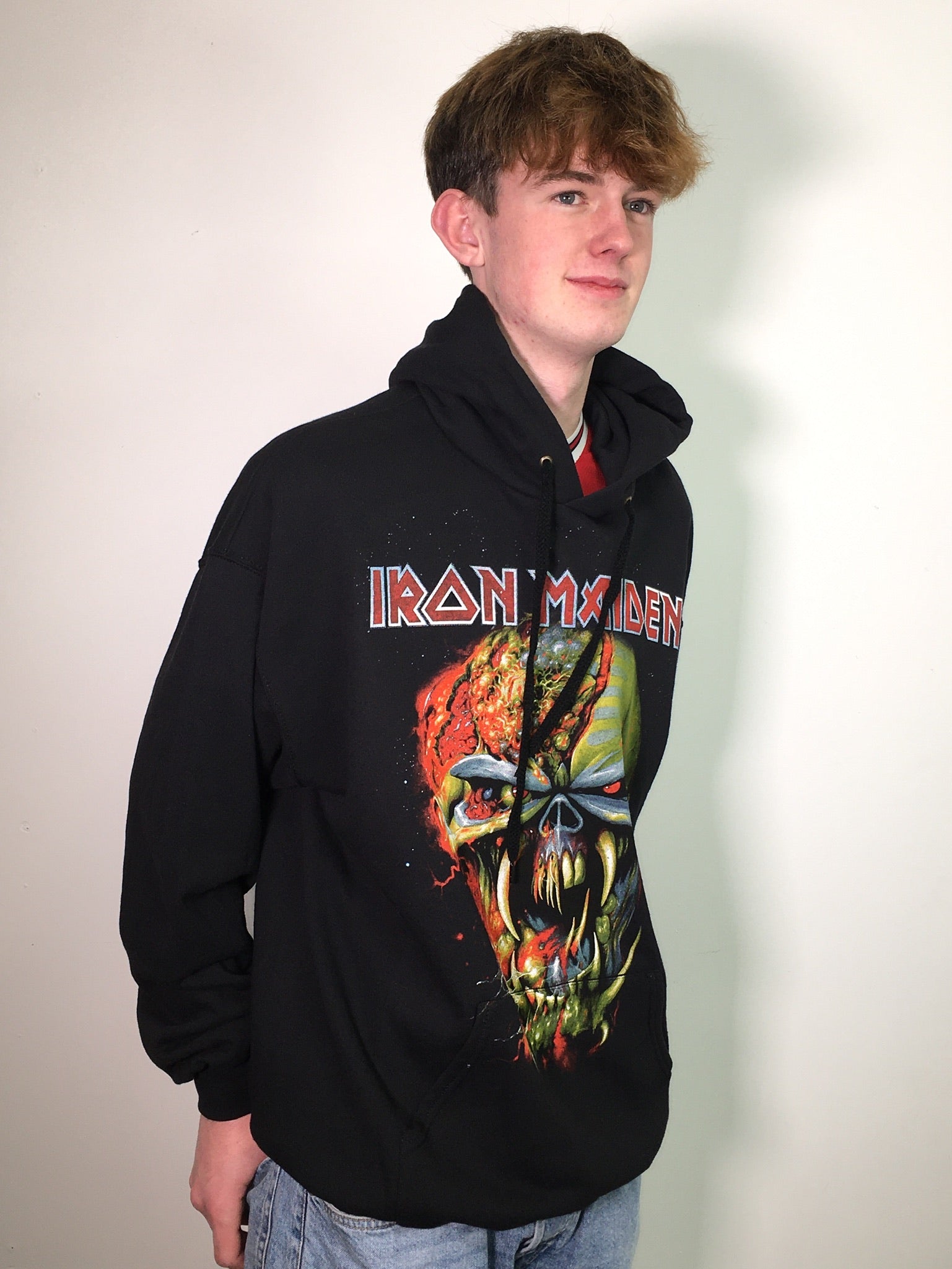 Iron Maiden Final Frontier Big Head Hoodie