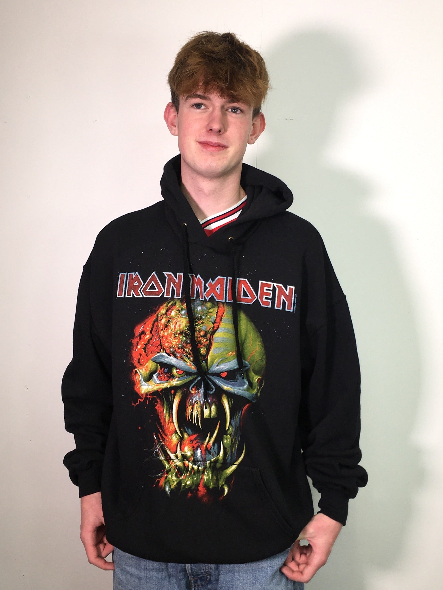 Iron Maiden Final Frontier Big Head Hoodie