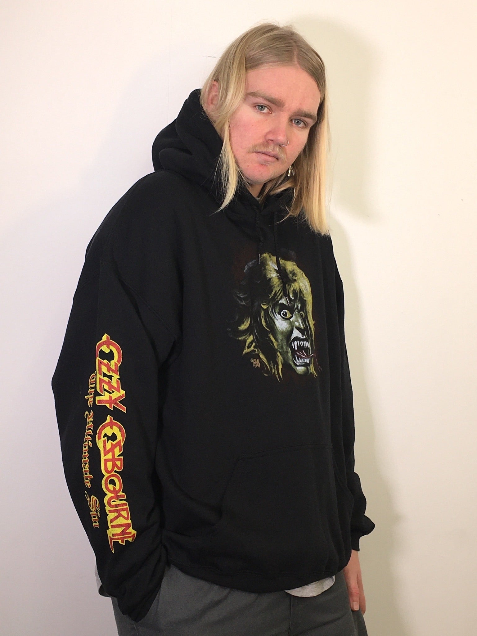 Ozzy Osbourne The Ultimate Sin Black Hoodie