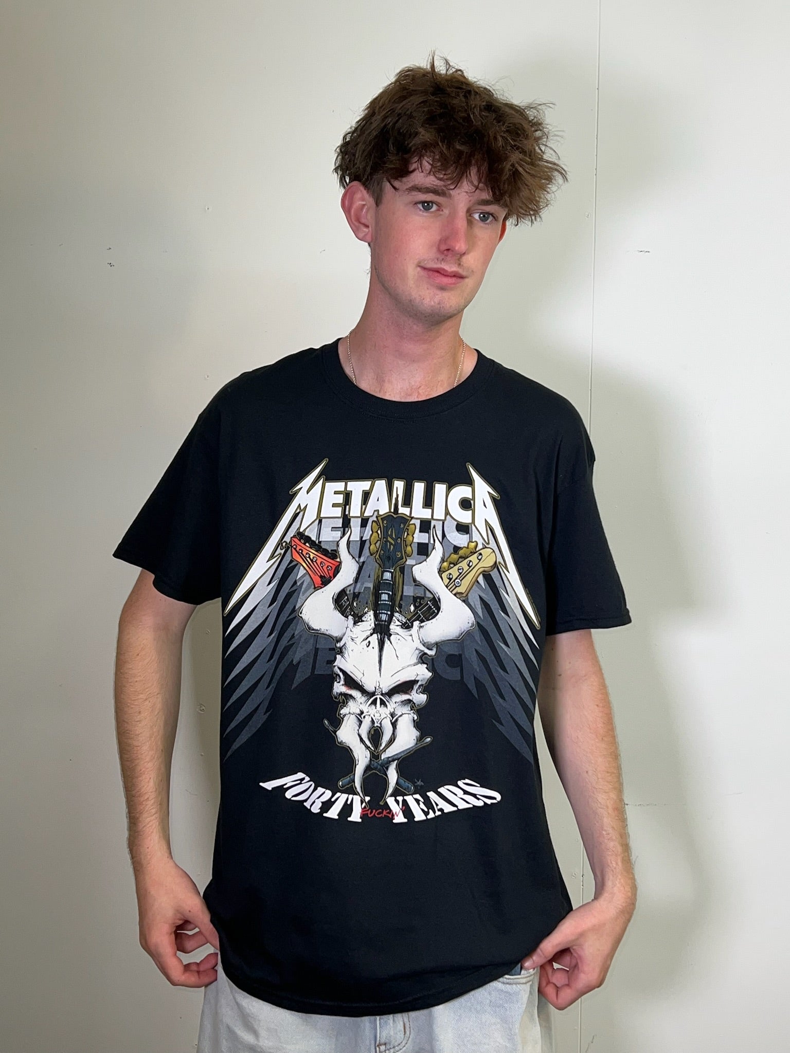 Metallica 40th Anniversary Forty Years Black Tee