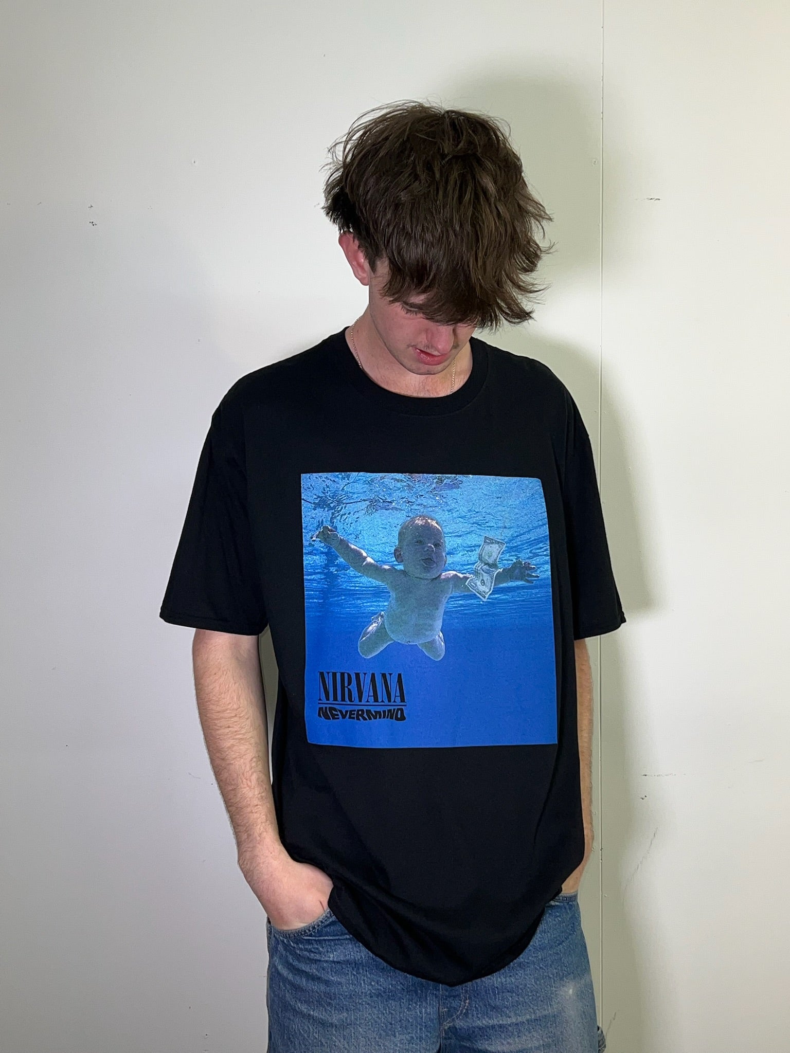 Nirvana Nevermind Album Black Tee