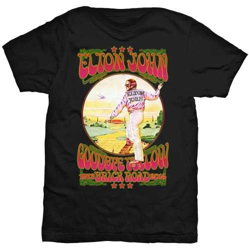 Elton John Goodbye Yellow Brick Road Tee