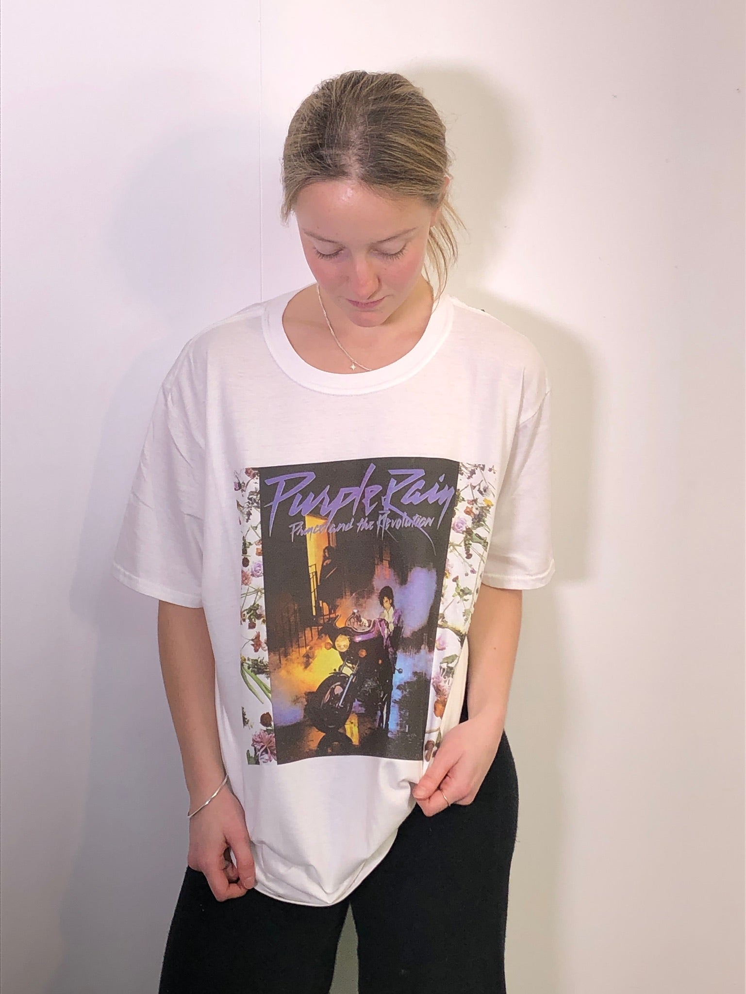 Prince Purple Rain Album White Tee