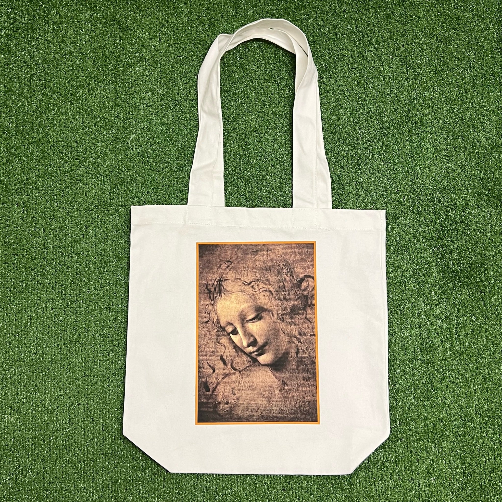 Leonardo da Vinci's La Scapigliata Tote Bag