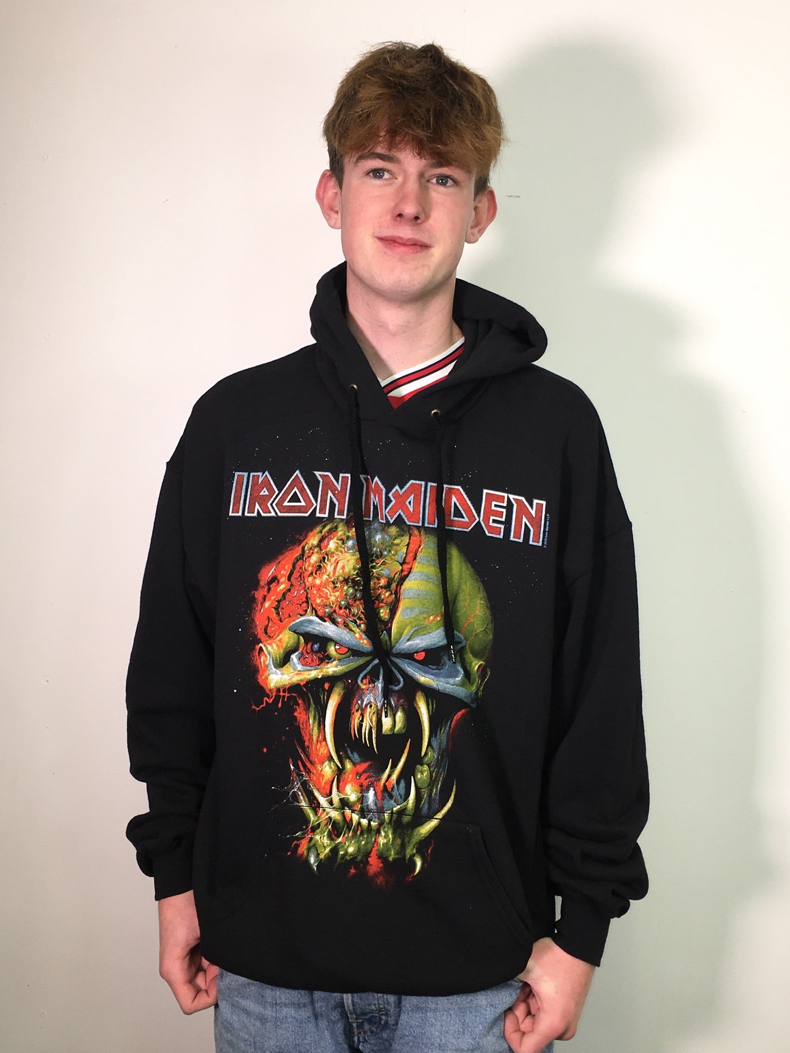 Iron Maiden Final Frontier Big Head Hoodie