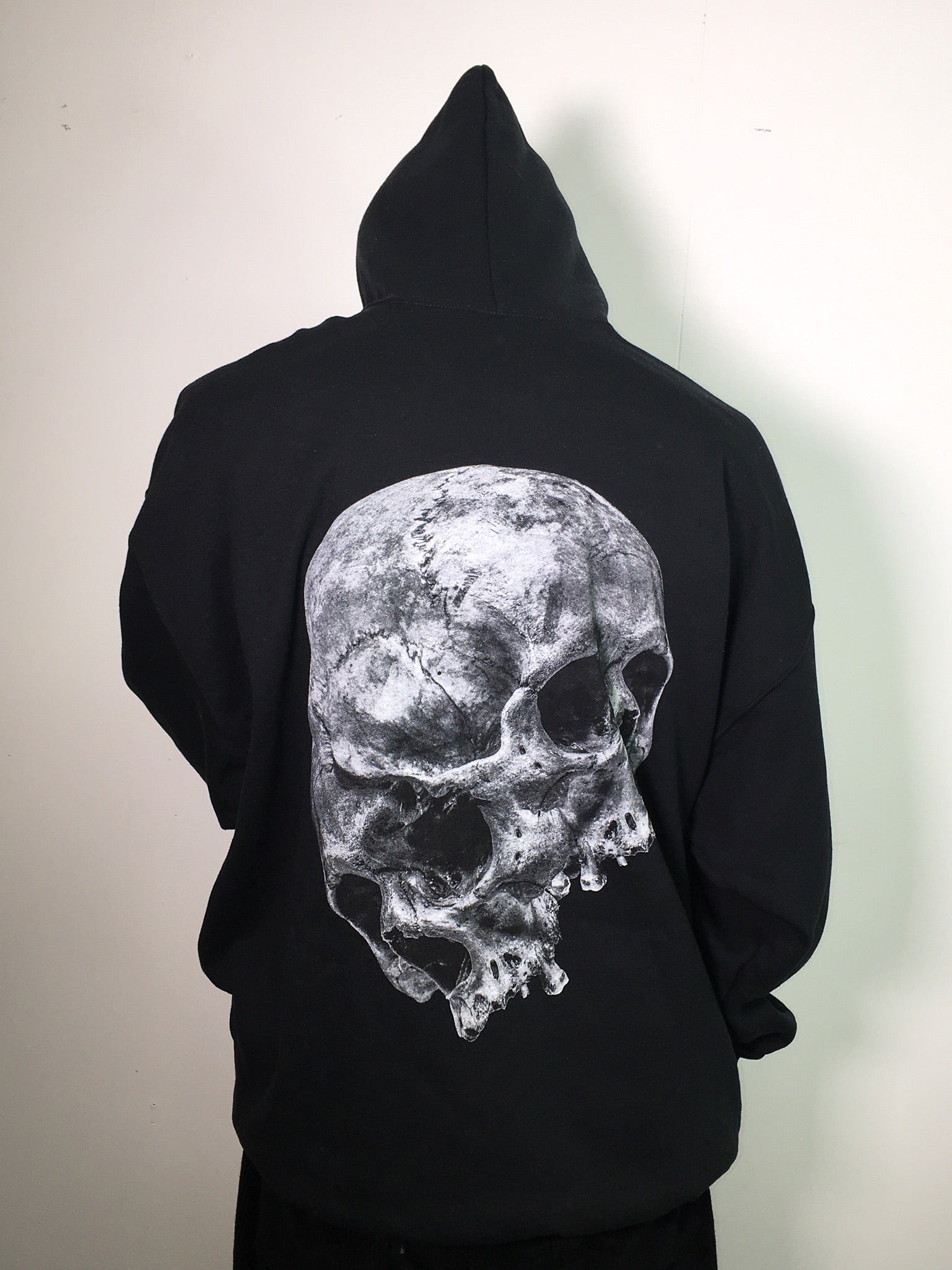 Young Thug Thugger Skull Date Sleeve Black Hoodie