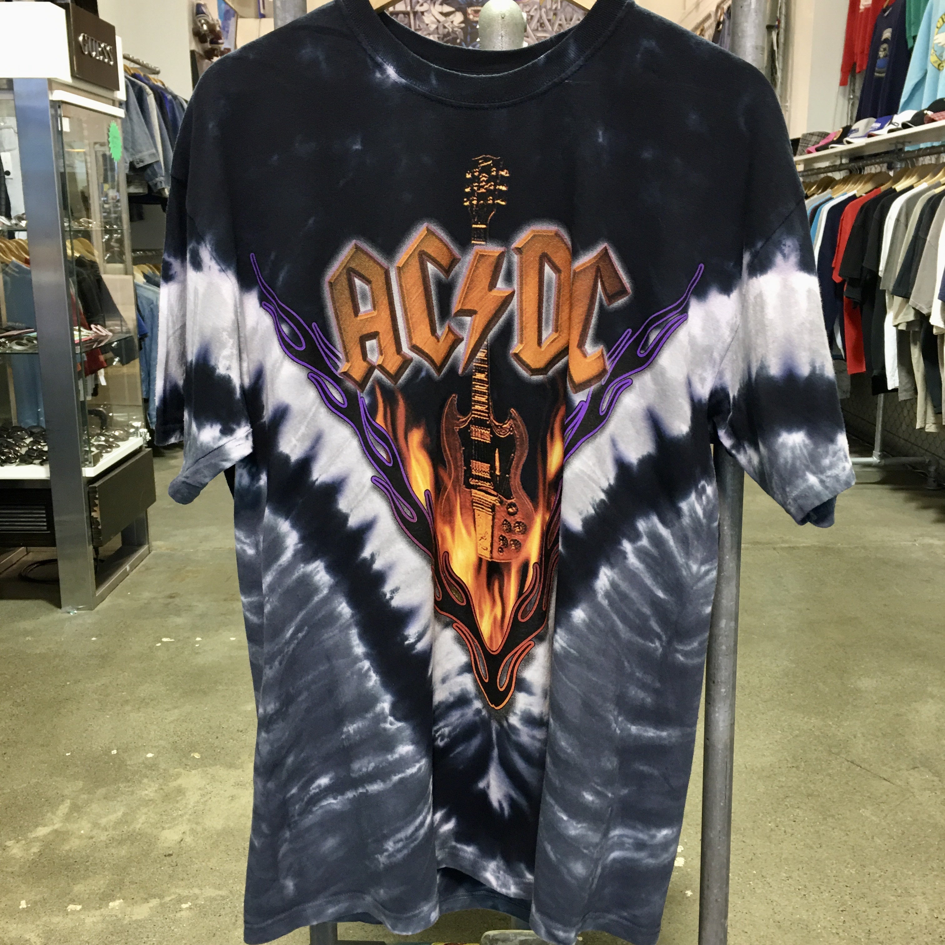 AC-DC Hells Bells Tie-Dye Tee