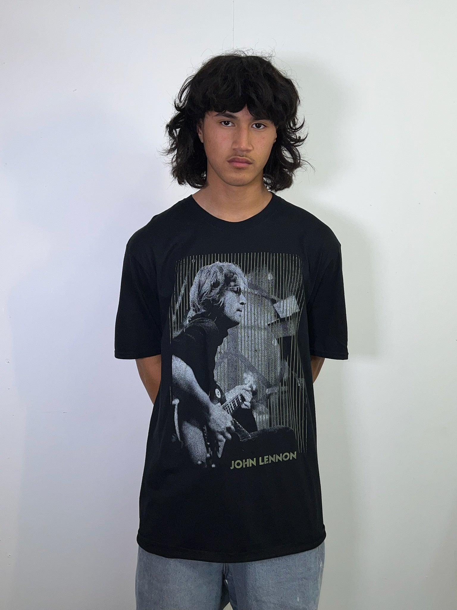 John Lennon Gibson Black Tee