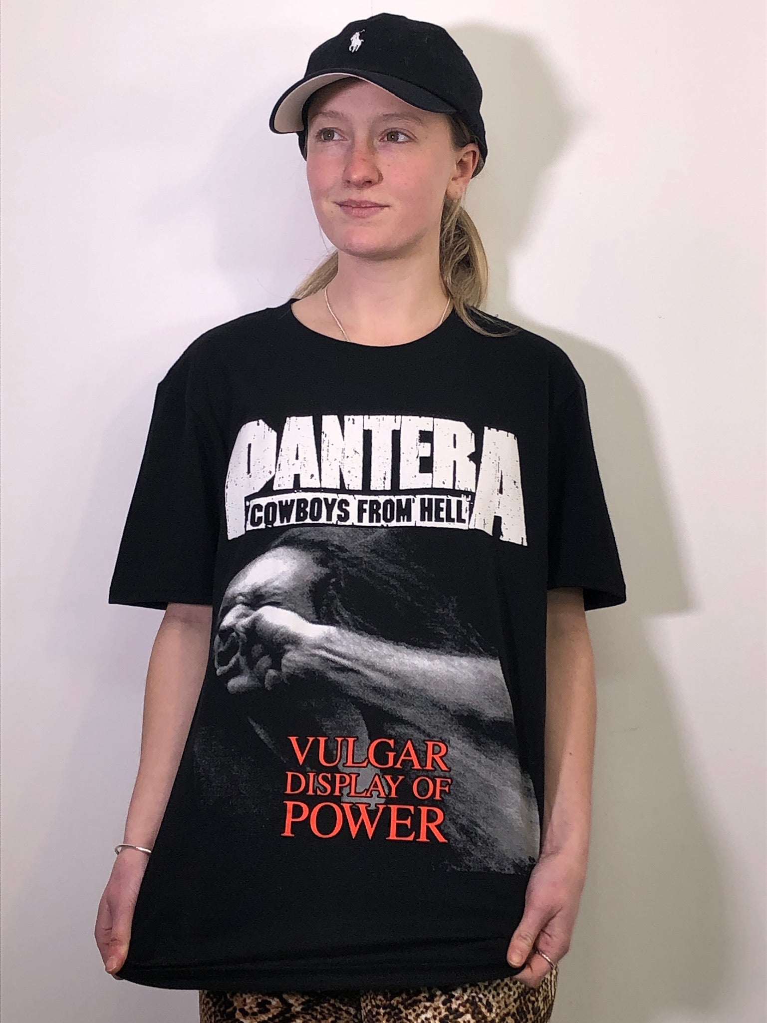 Pantera Vulgar Display of Power Black Tee