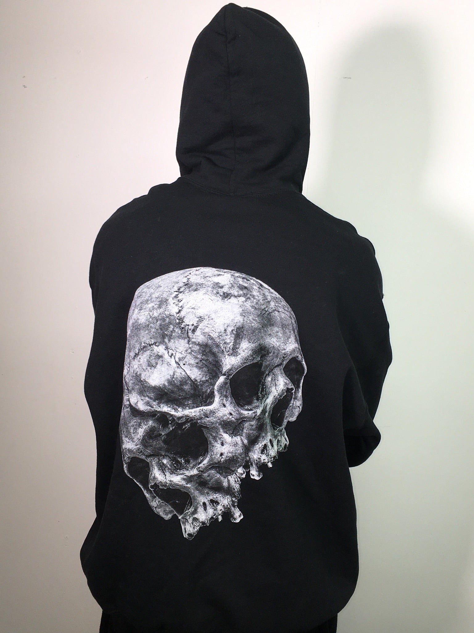 Young Thug Thugger Skull Date Sleeve Black Hoodie