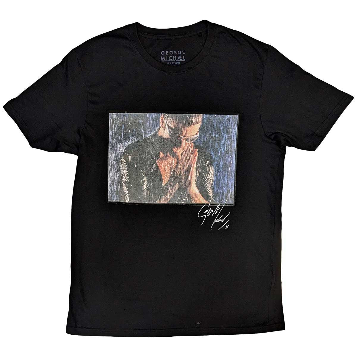 George Michael Film Still Black Tee