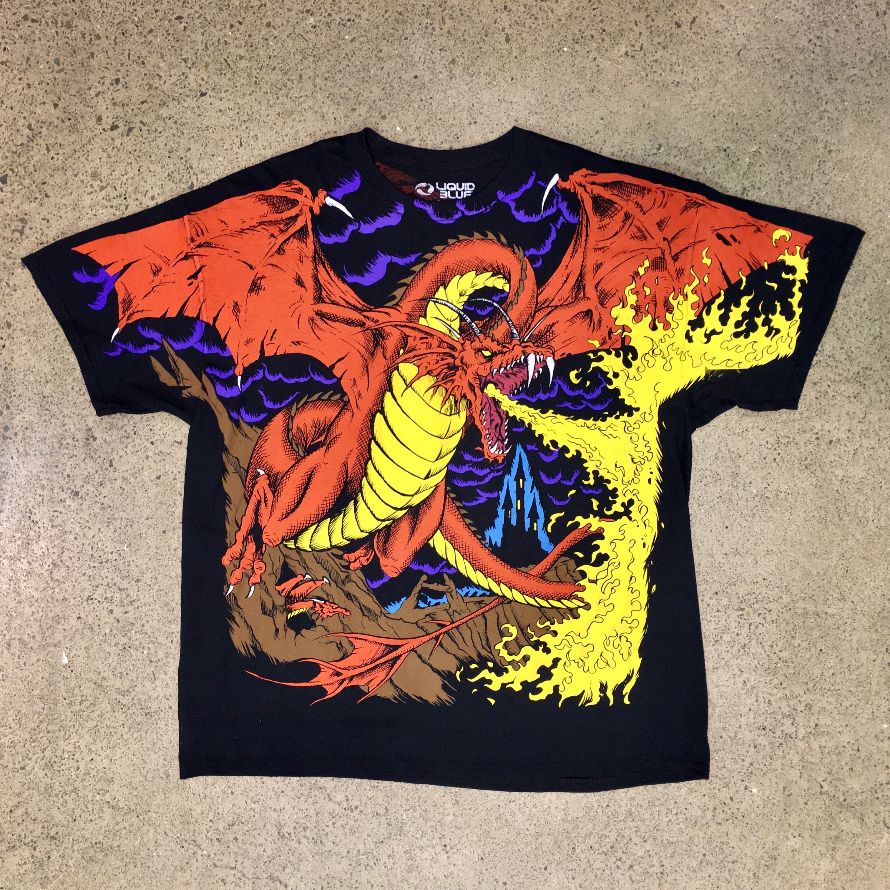 Dragon Liquid Blue Tee