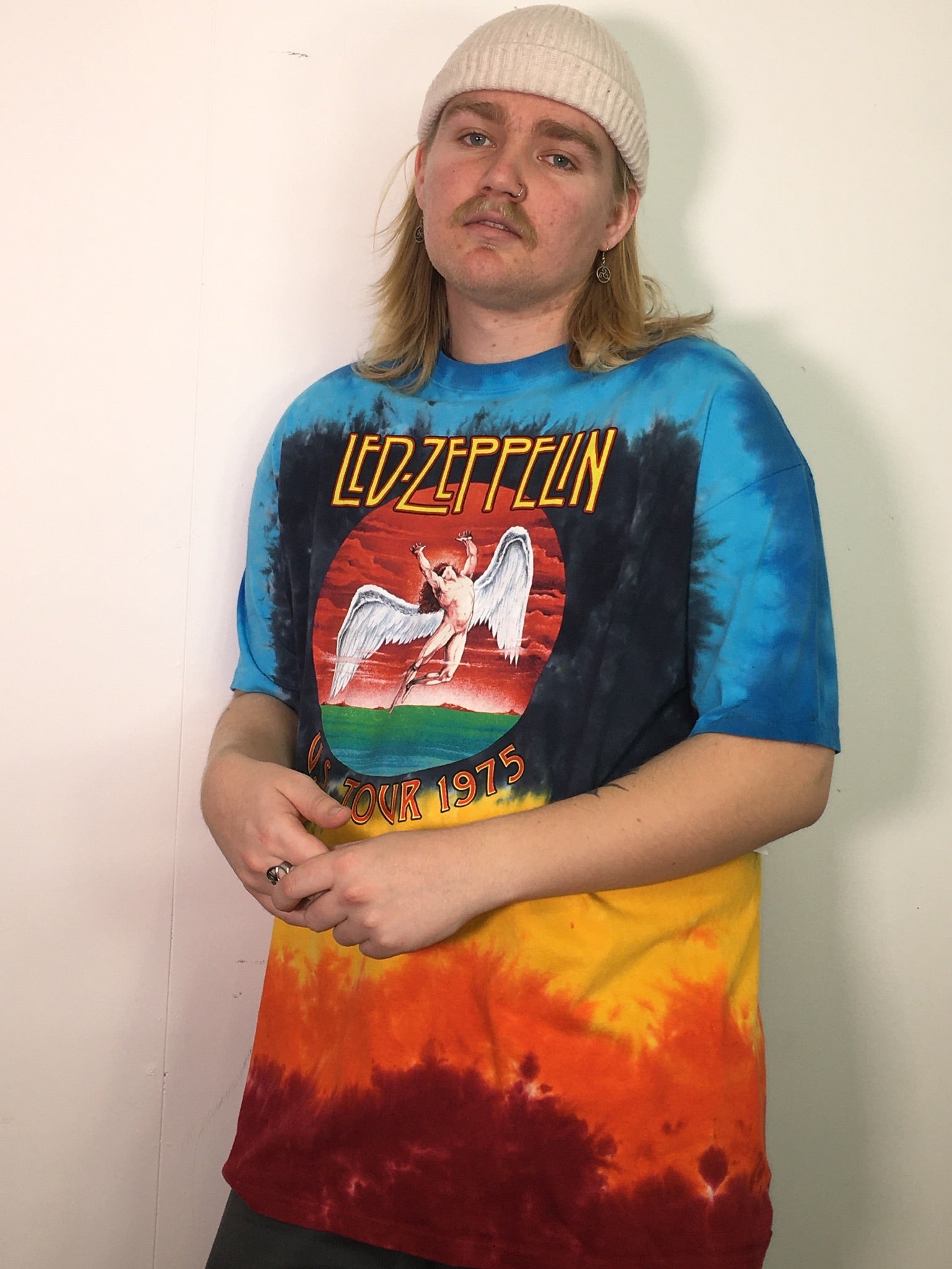 Led Zeppelin Icarus 1975 Tie Dye Tee