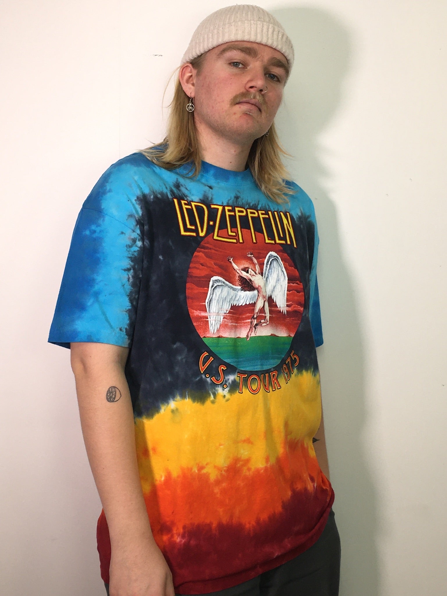 Led Zeppelin Icarus 1975 Tie Dye Tee